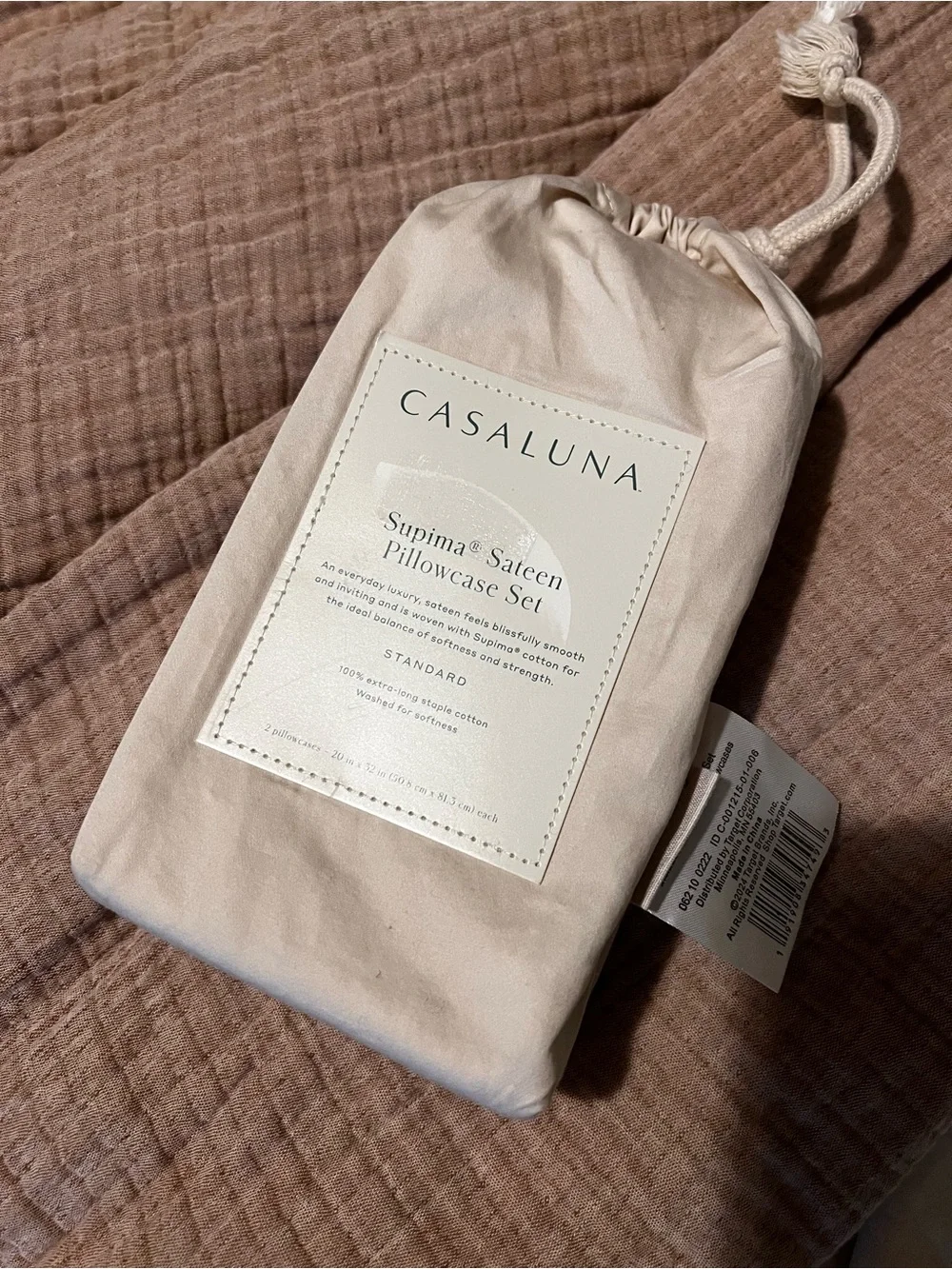 Casaluna Beige/Cream Pillowcase Bundle - Neutral Bed Linens